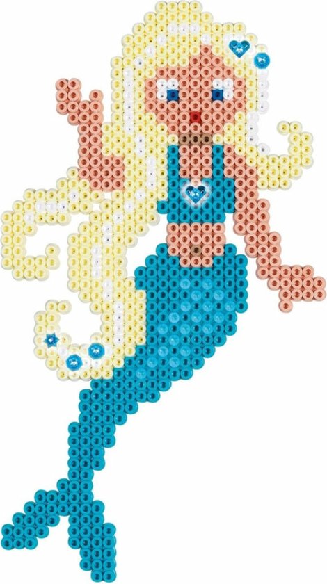 Hama Strijkkralen Zeemeerminnen Set 4000 Stuks Multicolor/Glitter