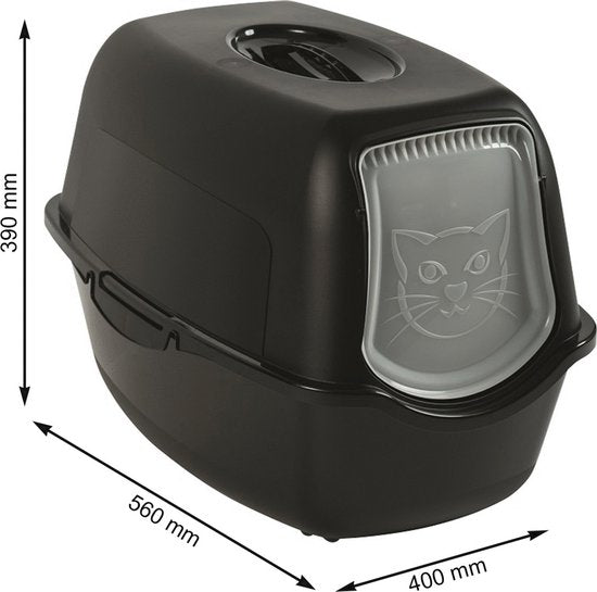 Bailey Kattenbak Eco Zwart