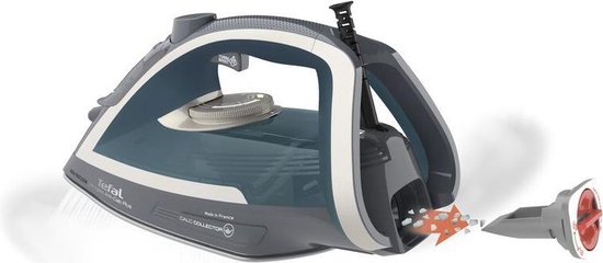 Tefal FV6830 Ultragliss Anti-Calc Plus Stoomstrijkijzer Blauw/Zilver