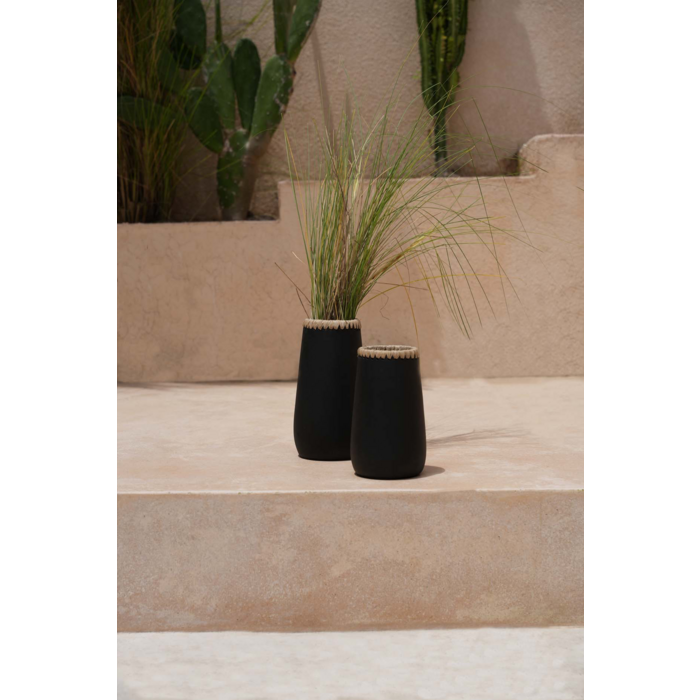 Sneaky Vaas - Zwart Naturel - M