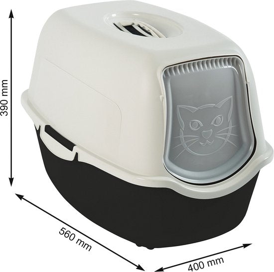 Bailey Kattenbak Eco Zwart/Zand