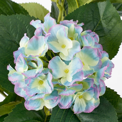Hortensia Kunstplant in Bloempot Stan - H40 x Ø35 cm - Paars