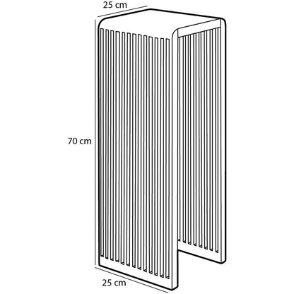 Yonker Plantentafel - Set van 2 - L35 x B25 x H80 cm - Bruin