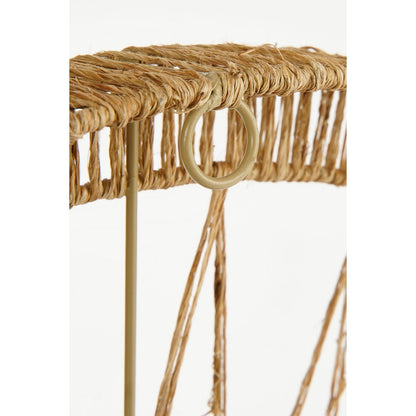 Spiegel Ludy - H5 x Ø70 cm - Jute - Lichtbruin
