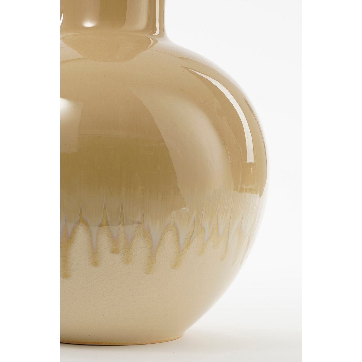 Holm Vaas - H42 x Ø27,5 cm - Keramiek - Crème