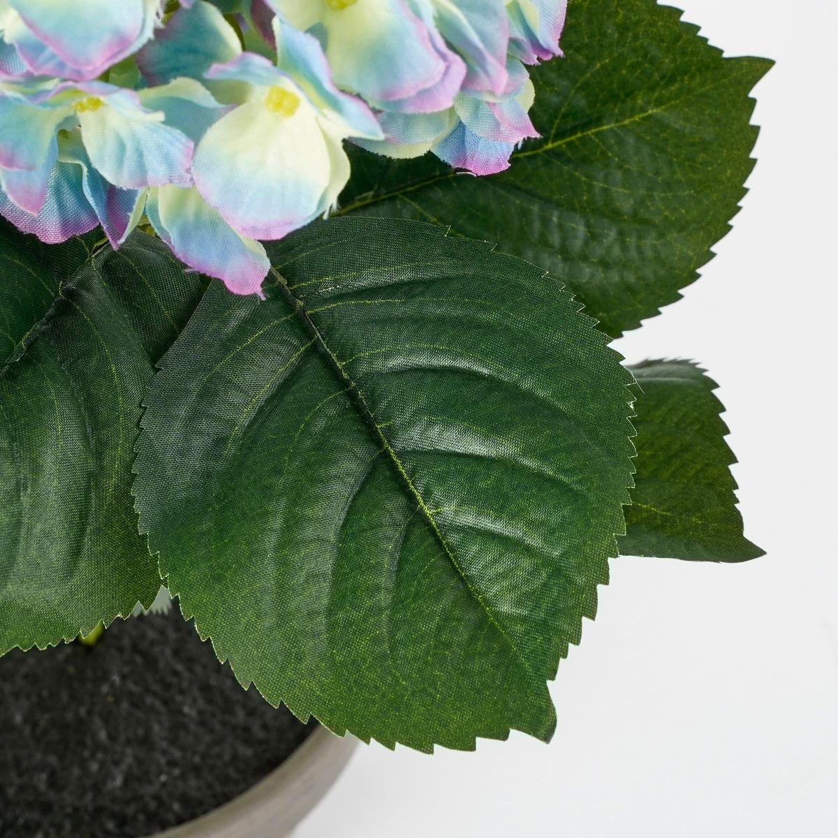 Hortensia Kunstplant in Bloempot Stan - H40 x Ø35 cm - Paars
