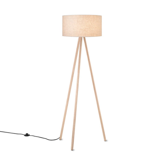 Vloerlamp - Staande Lamp - Lampenkap - Wit