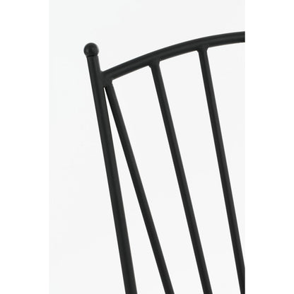 Cambria Bistrostoel - L40 x B52 x H88,5 cm - Metaal - Zwart