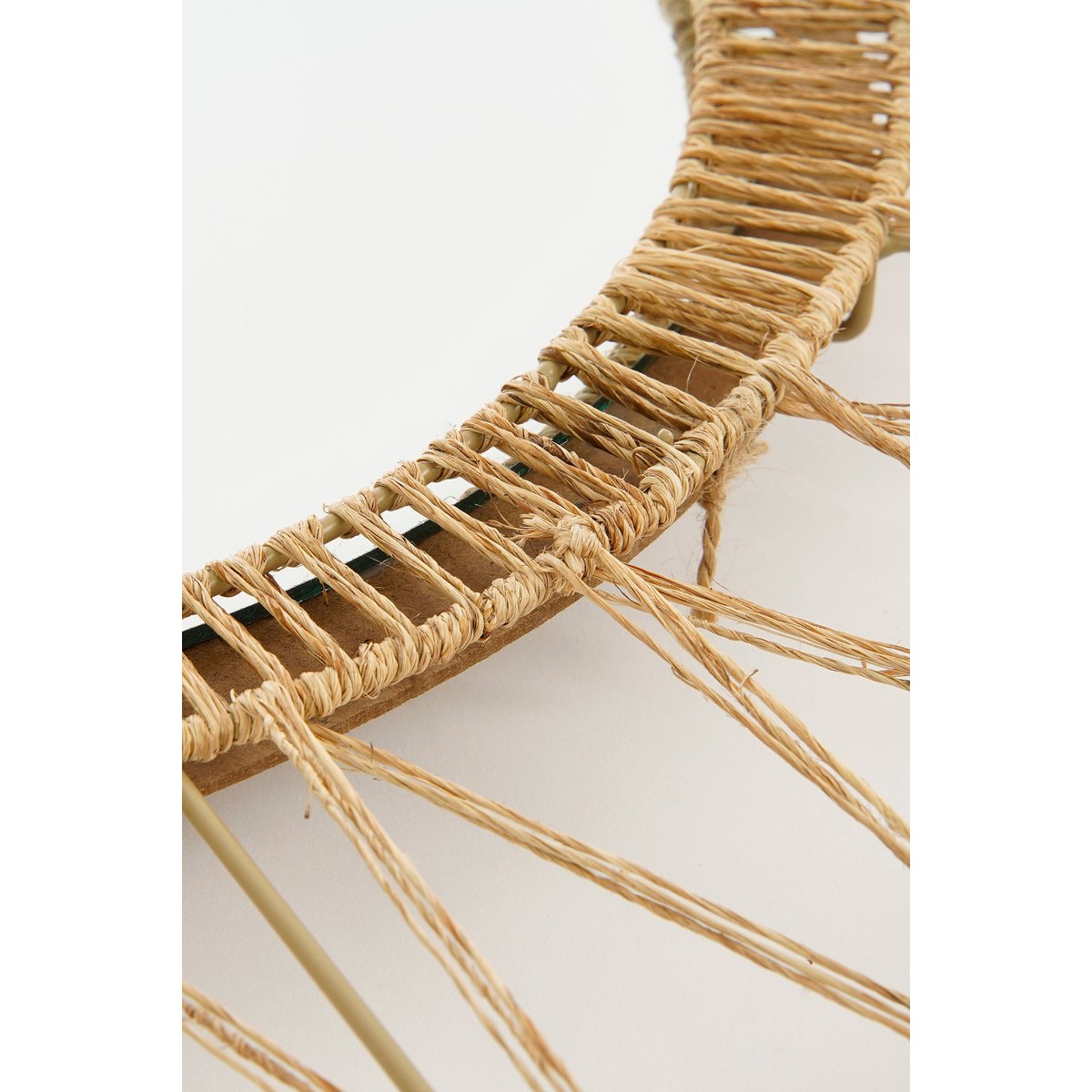 Spiegel Ludy - H5 x Ø70 cm - Jute - Lichtbruin