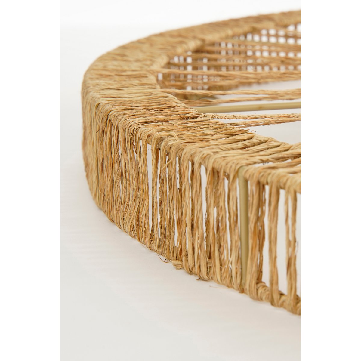Spiegel Ludy - H5 x Ø70 cm - Jute - Lichtbruin