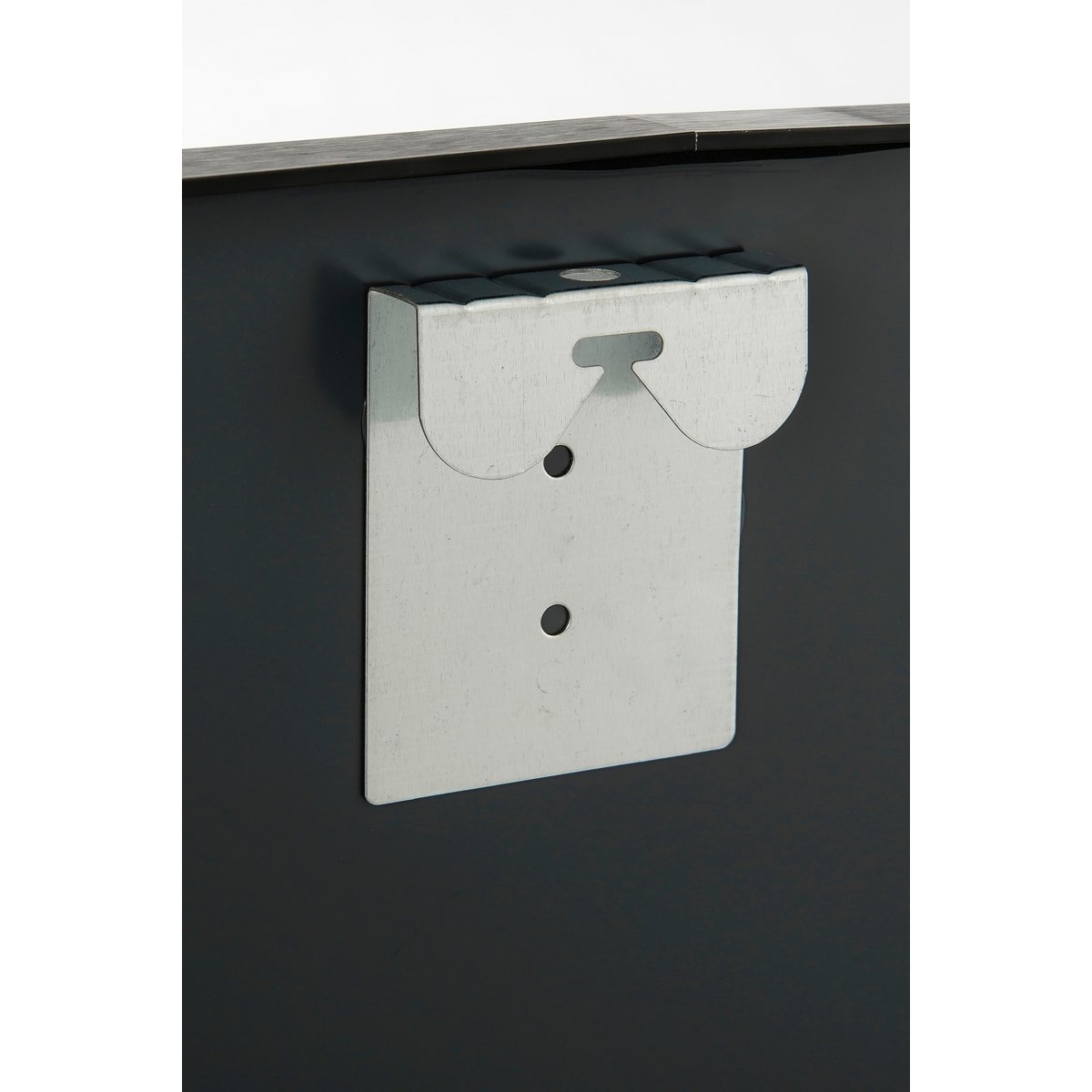 Spiegel Rossi - L80 x B71 cm - Metaal - Zwart